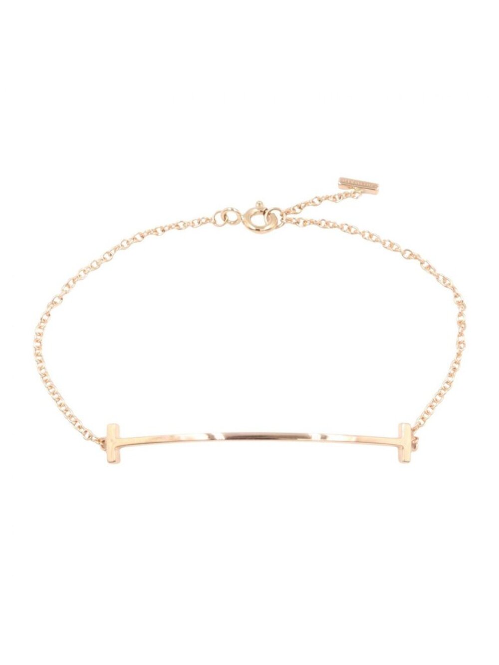 Tiffany & Co Bracelet T Smile Medium 18k Pink Gold